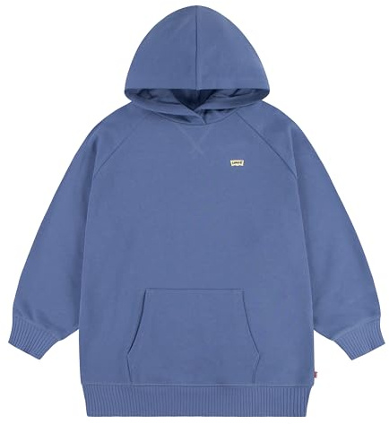 Levi's Mädchen LVG Pullover Hoodie 4EK187 Hooded Sweatshirt, Coastal Fjord, 12 Years