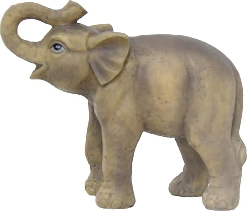 FADEDA Kleiner Elefant/Höhe:5 cm/handbemalt/detailgetreue Krippen Figuren - Weihnachten Tisch Dekoration Krippe Zubehör