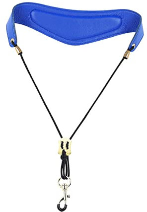 TOYANDONA 1stk Halsband Für Saxophon Saxophonriemen Fagott Saxophonschlinge Einfacher Saxophongurt Strapazierfähiger Saxophon-gürtel Umhängeband Aus Tenorleder Einstellbar Tragegurt Student
