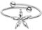 Purelei® Bright Spring Ring, Wasserfester Damenring aus langlebigem Edelstahl mit Blüte aus Zirkoniasteinen, Verstellbare Ringe von Größe 50 bis 60, Modeschmuck für deinen Look (50-55, Silber)