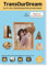 TransOurDream 5XA4+1 Bauwollstoff,Echt Holz Inkjet Wärmetransferpapier(Transparent Folie) für Tintenstrahldrucker bedruckbares Transferpapier zum Aufbügeln für Holz
