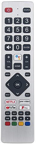 VINABTY Universal Voice Remote Control Applicable For Technika 24A23B HD 24 inch Android Smart TV And fit for POLAROID TV P50UAM2351U PA32H4312LEKB 32RAM1071U POF/RMC/0004 -With Voice Function