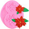 XMOLDNMS Stampo in silicone a forma di stella di Natale, per decorare torte, cupcake, caramelle, cioccolato, pasta di gomma, pasta polimerica