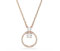 Swarovski Pendentif Constella, Pavé, Taille ronde, Blanc, Placage de ton or rosé