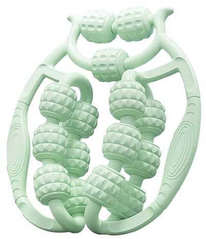 Rouleau de massage pour les jambes, civière pour mollets 15 rouleaux - Rouleau de massage pour les jambes, Rouleau de massage pour mollets, Bras de cou de cuisse, Coude de tennis, Rouleau de mousse