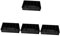 Gogogmee 4 Stück Kasse Handy Tischhalterung Kleiderboxen Aufbewahrung Paletten Aufbewahrungskorb Handyhalterung Handy Halter Tischdeckenklammern Münzfach Black Plastik