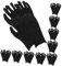 Gatuida 12 Paare Arbeitsschutzhandschuhe Dünne Baumwollhandschuhe Gartenhandschuhe Aus Baumwolle Reinigungshandschuh Baumwollhandschuhe Herren Mechanikerhandschuhe Für Herren Abs Black