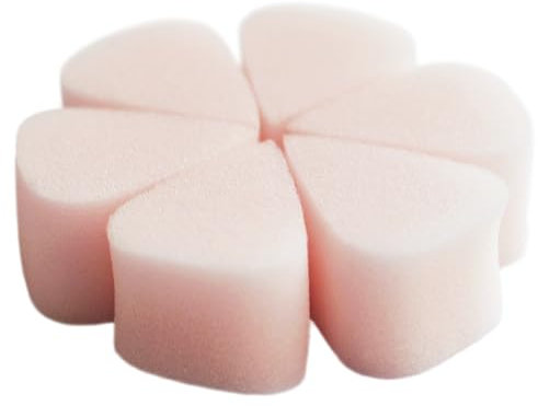 Eulenspiegel 990193 - Eponges à effets, 6 pièces, en forme de coin, éponge à maquillage pour carnaval, Halloween, body painting