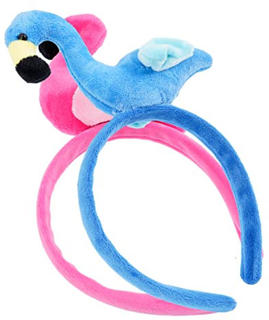 Veemoon 2er Set Flamingo-Haarreifen Für Luau-Partys Tropische Kopfbedeckung Mit Plüschkopf Für Fröhlichen Haarschmuck Und Vogel Style Ideal Für Mottopartys Und Sommerfeste