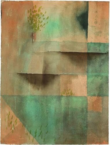 RZHRHJES Kunstwerk Bilder Leinwand Kunst Gemälde Leinwand Malerei Poster Die Mauer die Mauer von Paul Klee Wandbild für Heimdekoration 60x90cm