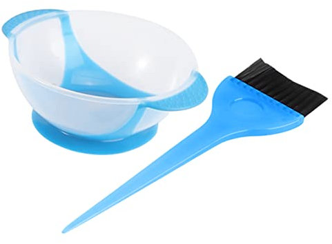 CALLARON Haarfärbe Schüssel Mit Saugnapf Und Pinselset Für Haarfarbe Mischen Haartönung Auftragen Aus Robustem Und Einfach Zu Reinigen Und Aufzubewahren