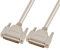 BIGtec 10m serielles Kabel RS232 D-Sub Datenkabel 25pol Stecker auf Stecker Anschlußkabel Verbindungskabel Sub-D grau
