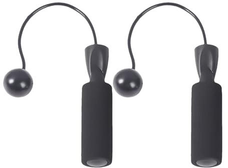 Cuerda de salto inalámbrica: cuerda de salto interior ponderada inalámbrica | Cuerda de saltar para fitness || Equipo de entrenamiento de bola giratorio de 360 ° Accesorios de gimnasio para el hogar