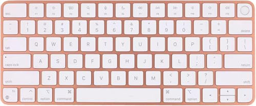 Apple Magic Keyboard mit Touch ID (A2449) (QWERTZ Deutsch) Orange (Generalüberholt)