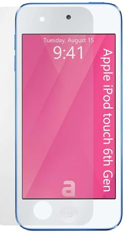 apgo Hydrogel Schutzfolie, Klar, kompatibel mit Apple iPod touch 6th Gen, flexibele Displayschutzfolie, Folie mit Positionierhilfe, kratzfest, einfache Montage