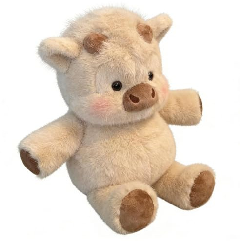 Generisch Running Cow Plush, Kuh Kuscheltier, Kuscheltiere Plüschtier, Spielzeug Geschenk Für Junge Mädchen