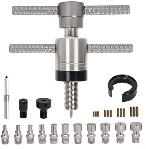 Glewi Bike Bearing Removal Tool Set, Alloy Steel Press, For Frame & Wheel Maintenance, Precision Expansion System For Mountain Road Cycling