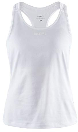 Craft Damen ADV Essence Singlet Trägershirt, White, S