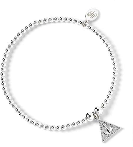 The Carat Shop Harry Potter Bracelet à perles avec breloque reliques de la mort orné de cristaux Swarovski®