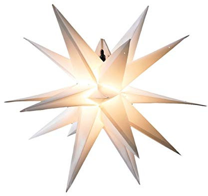 HGD CAS30190 Weihnachtsstern, Kunststoff, farbig, groß