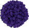 i-mondi® 200 mini pompons zum basteln dunkellila in 10mm klein bastel zubehör pom pom bunt kugeln ponpons deko pompom plüsch
