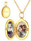 Custom4U Collier Personnalisé avec 2 Photos Argent pour Fille Plaqué Or