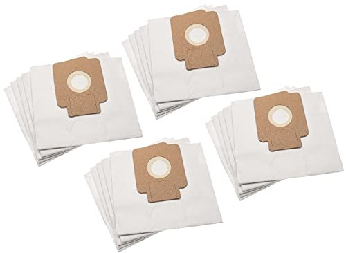 vhbw 20x Sacs compatible avec Hoover BV71_BV20021, BV71_CP10001, BV71_CP20001, TF2015 011 aspirateur - papier, 16,5cm x 18cm, beige