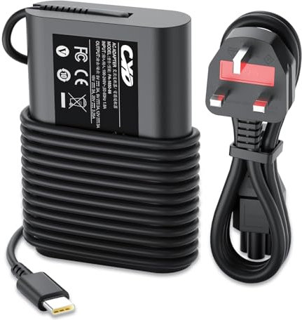 Chromebook Charger Type-c, CYD 65w usb c laptop charger made for HP Pavilion X2 10-n054sa 10-n054sa 10-n103na 10-n103na 10-p010nr 10-p010nr 10-p012nr 10-p012nr 10-p018wm USB C PD Charger Series