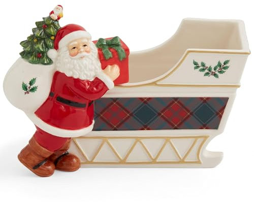 Weihnachtsmann Schlitten Schale - 20cm