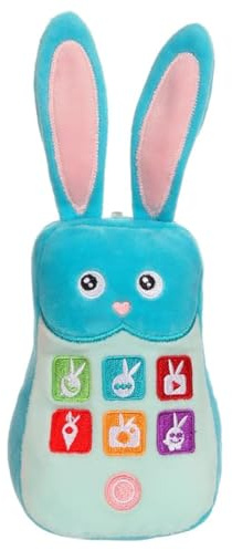 GIPSY Toys - Lapiphone Sonore 12 Cm - Vert - Téléphone en Peluche sonore - Peluche pour Enfant - Existe en 4 Coloris - 071588