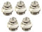ZYNCUE Self Bleeding Radiator Valves, 1/2 for BSP Automatic Air Vent Auto Cut-Off Self Bleeding Radiator Valve-5pcs