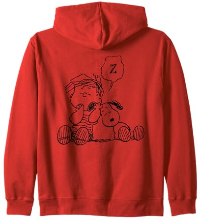 Peanuts - Erdnüsse - Linus Snoopy Snooze Kapuzenjacke - Unisex - Erwachsene - Blau - S