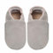 IceUnicorn Baby Lauflernschuhe Krabbelschuhe Baby Mädchen Jungen Lederpuschen Weicher Leder Wildledersohlen Lederschuhe Babys(Grau, 6-12 Monate)
