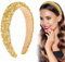 BOFUNX Damen Haarreif Glitzer Strass Haarreif Breit Haarband Stirnbänder für Frauen Mädchen Geburtstagsgeschenk Hochzeit Braut Haarschmuck