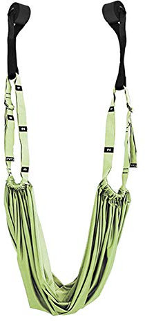 Kexpery Pull Rope Aerial Yoga Strap Stretch Leg Splits Trainer Band Female Home Gym Belt (绿色)