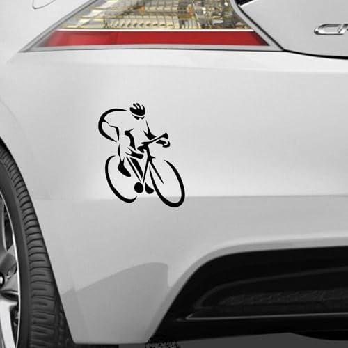 Rennrad Fahrradfahren Rennradfahren Fahren Radeln Aufkleber Sticker Größe&Farbe wählbar Autoaufkleber Lack Scheibe