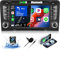 CAMECHO 2+64G 7 Zoll Autoradio für Audi A3 S3 RS3 2003-2012, Android 13 Wireless Carplay Bluetooth Radio mit Rückfahrkamera Android Auto WiFi GPS Navi Mirror Link HD Touchscreen +Canbus