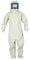 ＡＷＨＡＯ 2-Teiliges Sandstrahl-Schutzanzug-Set, Leichter Arbeits-Overall mit Kapuze, Atmungsaktiver Polyester-Ganzkörperschutz für den gewerblichen Gebrauch, Hellbeige, Universalgröße