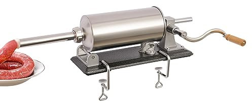 Wurstfüller Wurstfüllmaschine, Horizontale Küchen Wurstmaschine, Hausgemachtes Wurstfüllrohr in 8 Größen, 4L