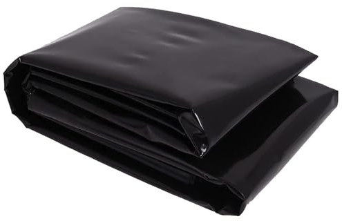 Pond Liner 12x12ft 5x10ft 6x6ft 8x12ft 12x12ft HDPE Waterproof Lining for Fish Ponds 0.12mm Thickness Garden Pool Membrane Ideal for Water Features and Garden Fountains