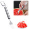2 in 1 Watermelon Cutter, Watermelon Slicer, Kitchen Gadgets 2025 New, Stainless Steel Fruit Cutter, Dual Head Watermelons Fork Slicer Cutter Tool, Fruit Forks Slicers for Home Party Camping (1pc)