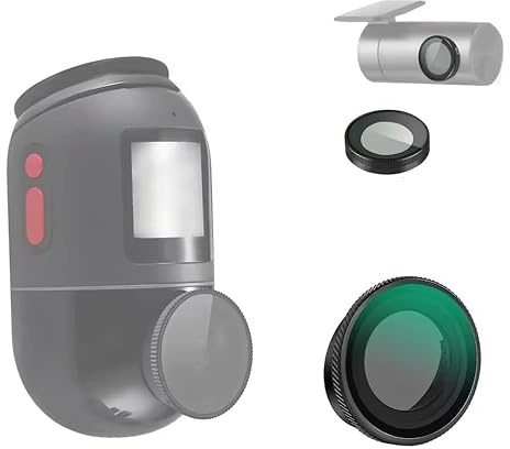 TILLMANER CPL Polarisationsfilter für 70mai X800 Dashcam, Rahmen aus Aluminiumlegierung, 99,9% Polarisation, blendfreier Objektivschutz