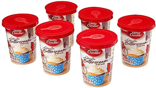 Betty Crocker Vanilla Buttercream Style Icing 400g (Pack of 6)