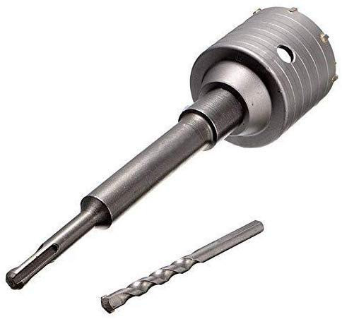 Bohrkrone Dosenbohrer SDS Plus 70 mm Durchmesser komplett für Bohrhammer SDS Plus 120 mm