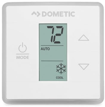 Dometic 3316250.700 Single Zone CT Thermostat, Cool/Furnace, White