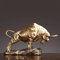 LGYKUMEG Cattle Skulptur Kuh Statue Maskottchen Exquisite Handwerk Ornament Bull Home Büro Dekoration Tier Figur Geschenk, Stier Harz Dekoration Tier Skulptur, Abstrakte Tier Skulptur