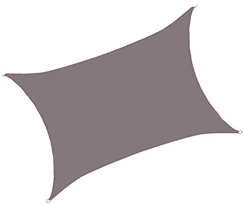 FOGUO Voiles d'ombrage pour Patio 3x4m, Toile Ombrage Imperméable, Toile Solaire Rectangulaire, Imperméable Anti UV, pour Jardin Terrasse