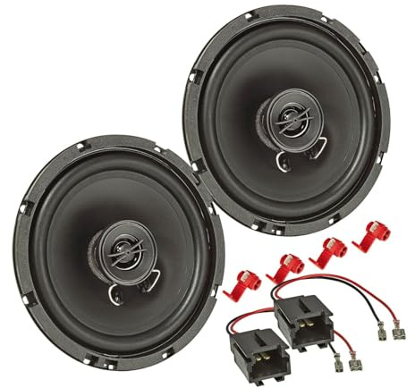 tomzz Audio 4008-004 TA16.5-Pro Lautsprecher Einbauset kompatibel mit Citroen C2 C3 C5 C6 DS3 Xsara Xantia 165mm Koaxial System