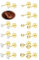 CASSIECA 12Paia Orecchini Acciaio Chirurgico Set Orecchini Anallergici per Donna Uomo Oro Piercing Orecchio Acciaio Chirurgico CZ 2/3/4MM Cartilagine Trago Helix Piercing
