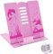 Buchständer, Leseständer, buchständer Schule, für Küche und Büro als Kochbuchhalter und Leseständer Buchstütze (Rosa)
